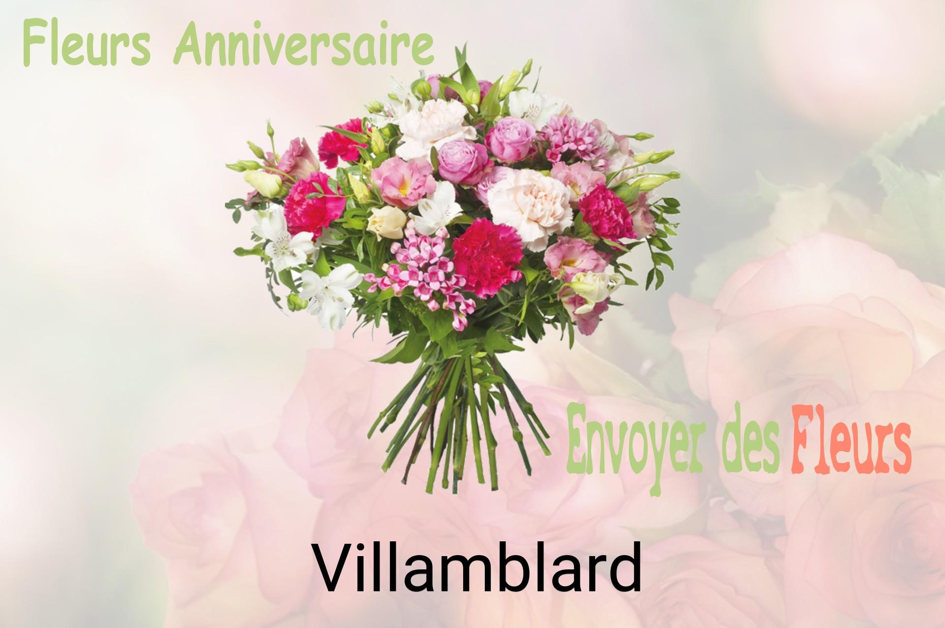 Bouquet de fleurs d’anniversaire livré à Villamblard